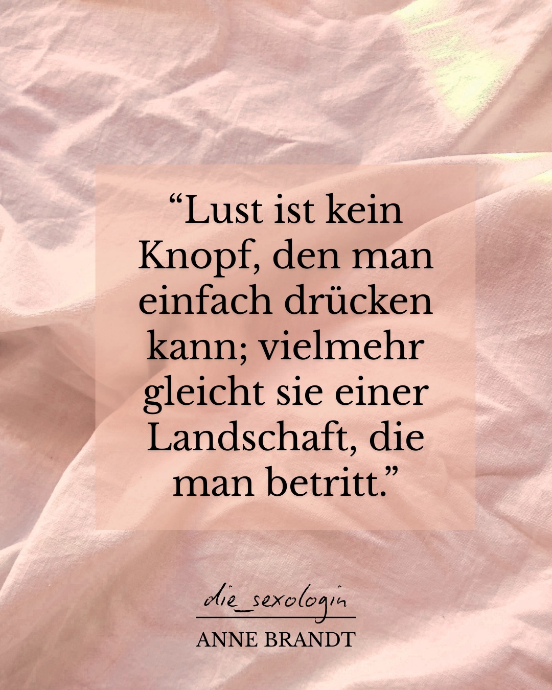 .
#sexologischesichtweisen #annebrandt #zitatezumnachdenken #gedanke #liebesleben #sprücheundgedanken #statement #die_sexologin #sexologischepraxispotsdam