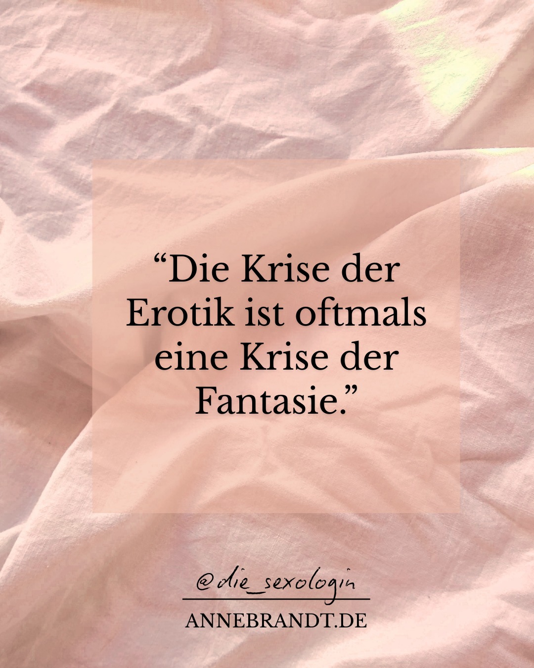 .
#sexologischesichtweisen #annebrandt #zitatezumnachdenken #gedanke #liebesleben #sprücheundgedanken #statement #die_sexologin #sexologischepraxispotsdam